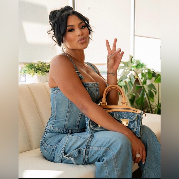 Zara Woman TRF Denim Cargo Jumpsuit Size. Medium Brand New Without Tag*** - Picture 6 of 6